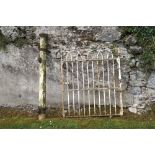 Forged cast iron garden gate with post 110 x 98 cm. Worldwide shipping available: shipping@