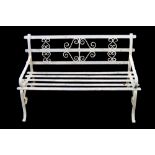 Cast iron garden bench 138 cm. wideWorldwide shipping available: shipping@sheppards.ie