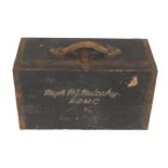 Nineteenth-century officer's field case inscribed PJ Mulcahy Worldwide shipping available: