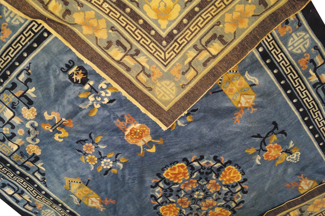 Chinese carpet Worldwide shipping available: shipping@sheppards.ie 274 x 193 cm. - Image 7 of 7