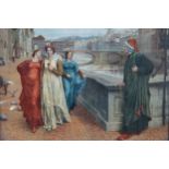 Nineteenth-century lithograph figures in Venice Worldwide shipping available: shipping@sheppards.