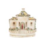 Staffordshire model of a cottage Worldwide shipping available: shipping@sheppards.ie 13 cm. wide