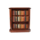 Nineteenth-century rosewood open bookshelf with two adjustable shelves Worldwide shipping available: