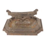 Nineteenth-century cast iron foot scraper Worldwide shipping available: shipping@sheppards.ie 22 cm.