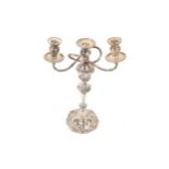 Sheffield plated two branch scroll arm candelabra Worldwide shipping available: shipping@sheppards.