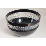 CRYSTAL BOWL Direct all shipping enquiries to shipping@sheppards.ie 12 cm. high; 20 cm. diameter