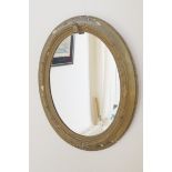 NINETEENTH-CENTURY GILT FRAMED OVAL MIRROR Direct all shipping enquiries to shipping@sheppards.ie 60