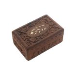 CARVED HARDWOOD AND MOTHER O’PEARL BOX Direct all shipping enquiries to shipping@sheppards.ie 6