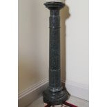 NINETEENTH-CENTURY GREEN MARBLE COLUMN Direct all shipping enquiries to shipping@sheppards.ie 114