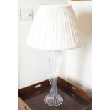 LOUISE KENNEDY DESIGN TIPPERARY CRYSTAL TABLE LAMP AND SHADE Direct all shipping enquiries to