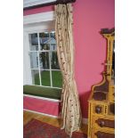 TWO PAIRS OF SILK CURTAINS Direct all shipping enquiries to shipping@sheppards.ie Each 230 cm. high