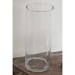 GLASS CYLINDRICAL FLOWER VASE Direct all shipping enquiries to shipping@sheppards.ie 30 cm. high