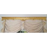 PAIR OF NINETEENTH-CENTURY CARVED GILTWOOD AND GESSO PELMETS Direct all shipping enquiries to
