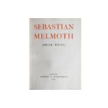 OSCAR WILDE Sebastian Melmoth. Humphrey’s London 1904. First edition in a beautiful full morocco