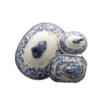 THREE CHINESE QING PERIOD PORCELAIN LIDS Direct all shipping enquiries to shipping@sheppards.ie