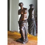 BRONZE SCULPTURE OF VENUS DE MILO Foundry Rolland A. Paris Direct all shipping enquiries to