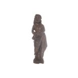 SEVENTEENTH / EIGHTEENTH-CENTURY CARVED-WOOD FIGURE OF CHRIST  standing with his hands bound and