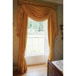 PAIR OF SILK CURTAINS Direct all shipping enquiries to shipping@sheppards.ie Each 284 cm. high