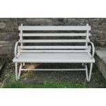 ﻿EDWARDIAN CAST-IRON AND WOODEN BENCH Direct all shipping enquiries to shipping@sheppards.ie Each 76