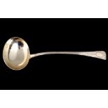 Silver ladle with bright-cut decoration, Edinburgh 1847 Worldwide shipping available: shipping@