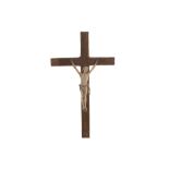 Eighteenth-century ivory crucifix on a gilt-wood cross Worldwide shipping available: shipping@