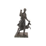 Nineteenth-century French School   Diana the Huntress  Bronze sculpture Worldwide shipping