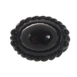 Victorian Whitby Jet carved brooch Worldwide shipping available: shipping@sheppards.ie