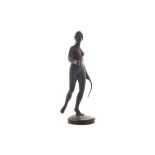 After Houdon Diana the Huntress Signed nineteenth-century bronze sculpture Worldwide shipping