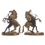 Pair of nineteenth-century brass Marley horses Worldwide shipping available: shipping@sheppards.ie