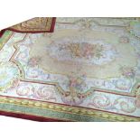 Handmade French Aubusson carpet, circa 1940 Worldwide shipping available: shipping@sheppards.ie