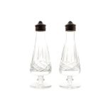 Pair of Cavan crystal salts Worldwide shipping available: shipping@sheppards.ie