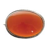 Vintage Carnelian silver brooch Worldwide shipping available: shipping@sheppards.ie