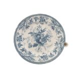 Nineteenth-century blue and white warming plate Worldwide shipping available: shipping@sheppards.