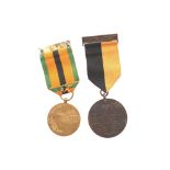 Two war medals Worldwide shipping available: shipping@sheppards.ie