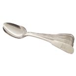 George IV Irish sterling silver serving spoon Maker: John Smyth, Grafton Street,  Dublin, 1823