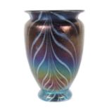 Reserve: 100 EUR        Vase nach Jugendstilvorbild Theresienthal, Glasmanufaktur, Meisterwerke