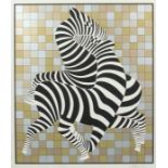 Reserve: 500 EUR        Vasarely, Victor Pécz 1906 - 1997 Paris, Maler und Grafiker. "Zwei Zebras