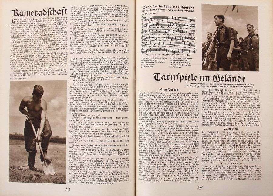 Hilf mit! Illustrierte deutsche Schülerzeitung, N. S. Lehrerbund, 1934/35, 2 Bde., mehrere - Image 5 of 5