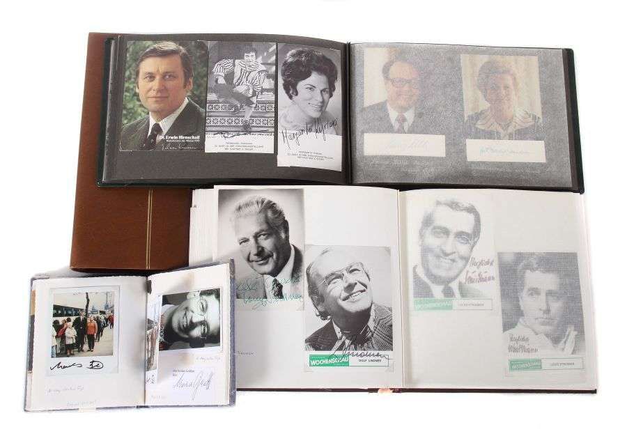 Reserve: 50 EUR        4 Autogramm-Alben meist 1980er Jahre, mit zahlreichen Autogrammen, Briefen - Image 4 of 4