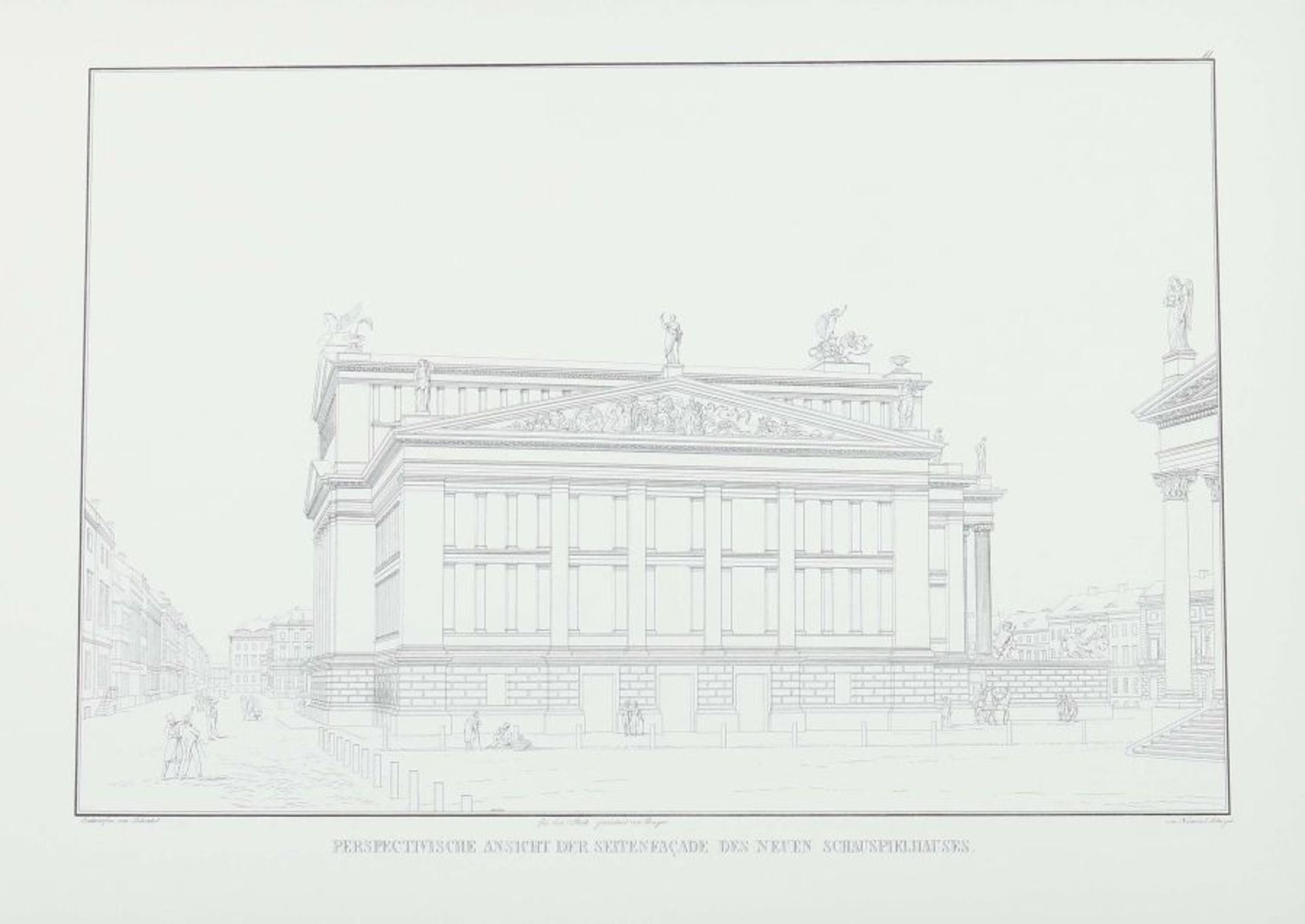 Carl Friedrich Schinkel Sammlung architektonischer Entwürfe, enthaltend theils Werke welche - Bild 5 aus 6