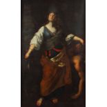 Reserve: 1500 EUR        Barockmaler des 17./18. Jh. "Judith und Holofernes", die junge, reich