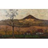 Reserve: 950 EUR        Eberhard, Heinrich Ellwangen 1884 - 1973 Stuttgart. "Der Hohenstaufen",