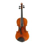 Reserve: 100 EUR        Violine/Geige auf Zettel bez: Copy of Antonius Stradivarius, made in