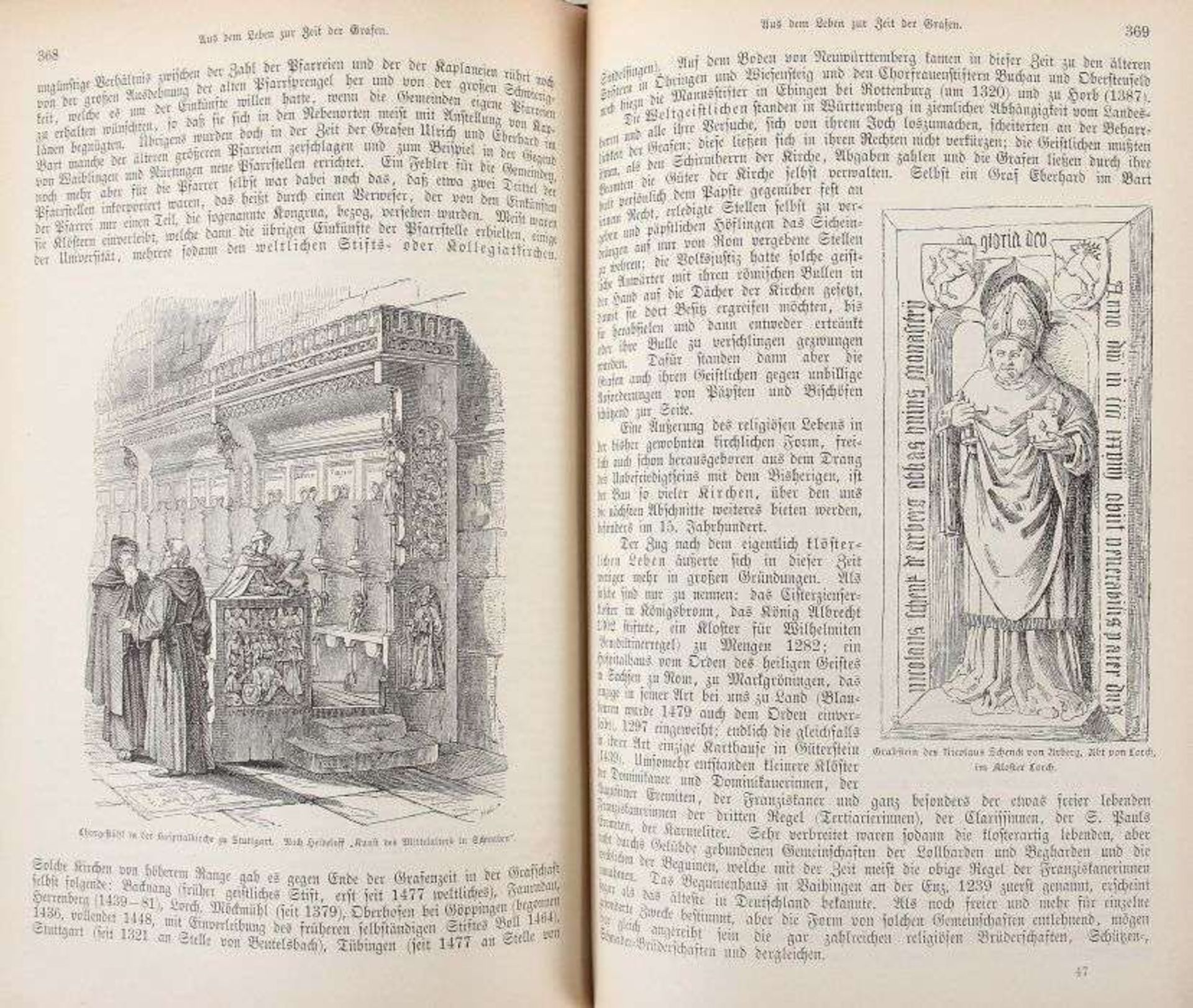 Reserve: 40 EUR        Illustrirte Geschichte von Württemberg Stuttgart, Hänselmann, 1886, 787 S., - Bild 4 aus 4