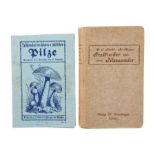 2 Pilzbücher Praktischer Pilzsammler, Olmütz, Verlag Promberger, 1915, mit zahlreichen Abbildungen