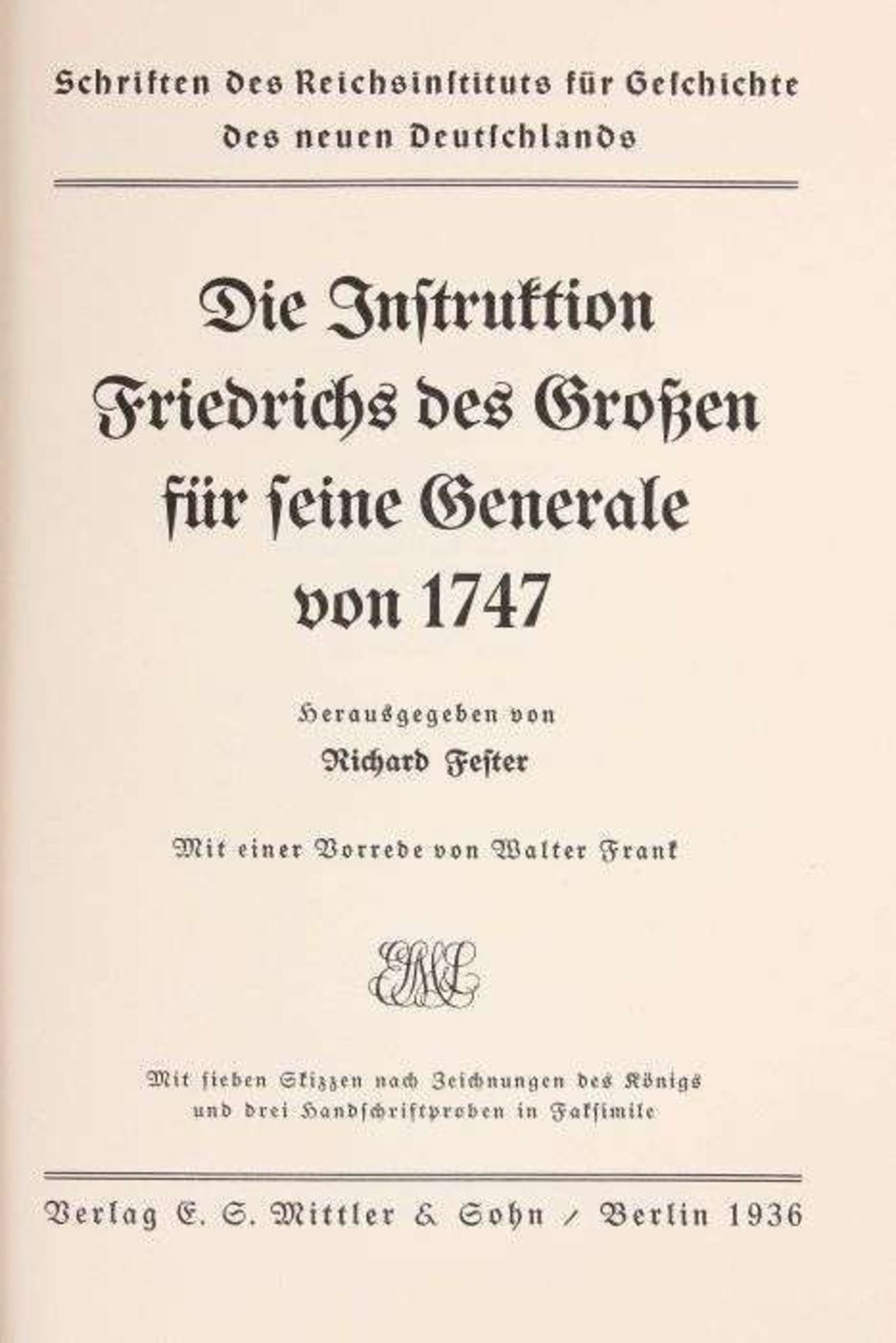 3 Bücher Friedrich der Große Fridericus Rex, ein Heldenleben, von Hermann Petersdorff, Berlin, - Bild 2 aus 4