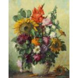 Reserve: 150 EUR        Vaeltl, Otto 1885 - 1977, Blumen- und Landschaftsmaler. "Stillleben mit