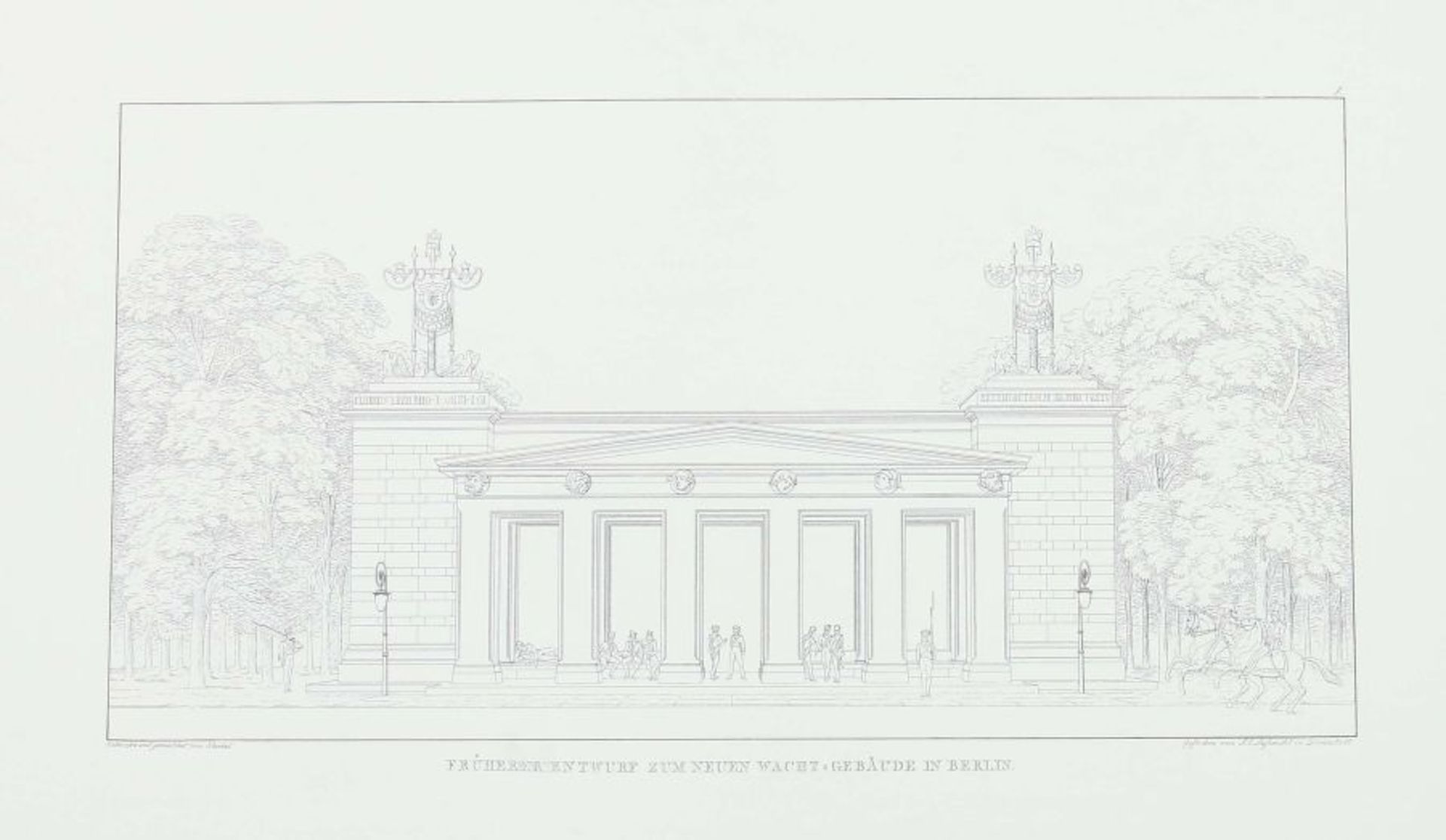 Carl Friedrich Schinkel Sammlung architektonischer Entwürfe, enthaltend theils Werke welche - Bild 4 aus 6