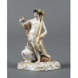 Reserve: 300 EUR        Junger Bacchus oder Allegorie des Herbstes E: 18. Jh., A: Meißen, nach 1934,