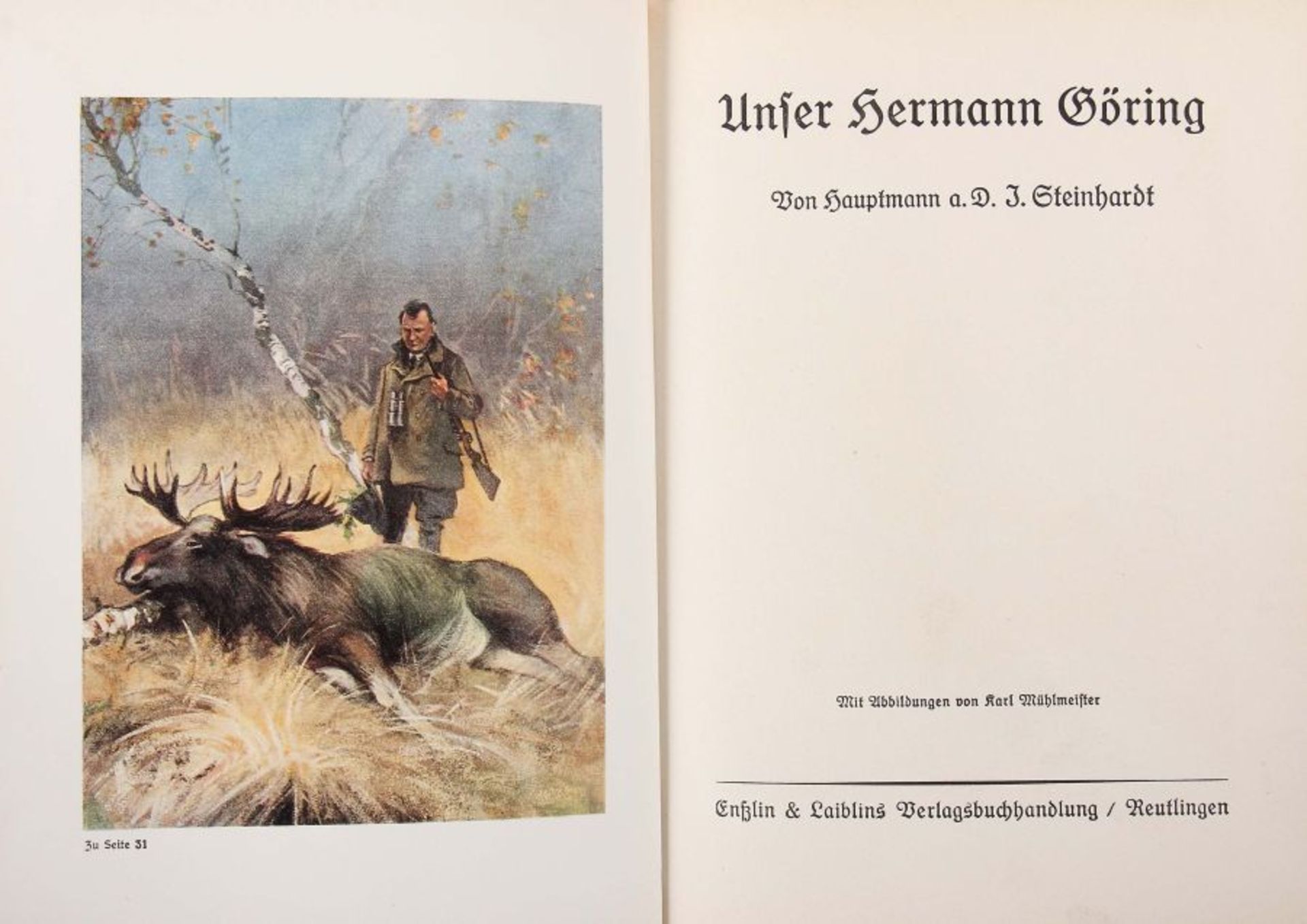 Reserve: 150 EUR        Unser Hermann Göring v. Hauptmann a. D. J. Steinhardt, Reutlingen, - Bild 2 aus 3